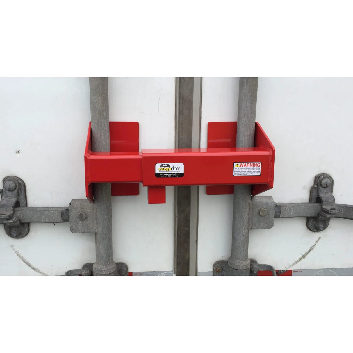 Heavy Duty Cargo Door Lock For Lorries Trailers And Containers Deters Theft On Job Sites by The Equipment Lock Company
