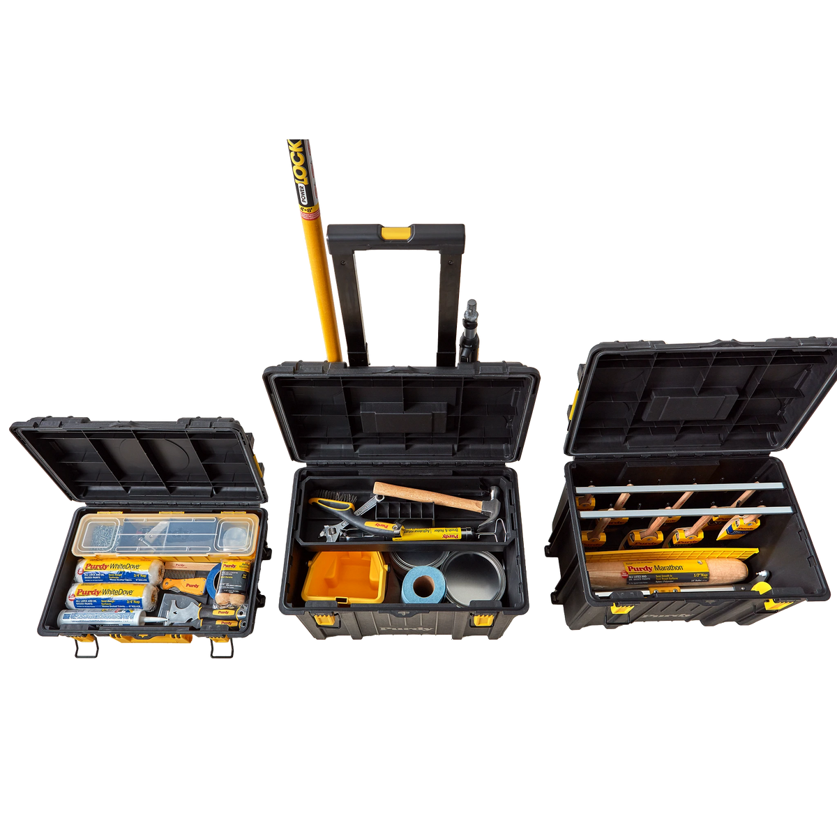 Purdy Painter's Storage Box – 3-Piece Rolling System