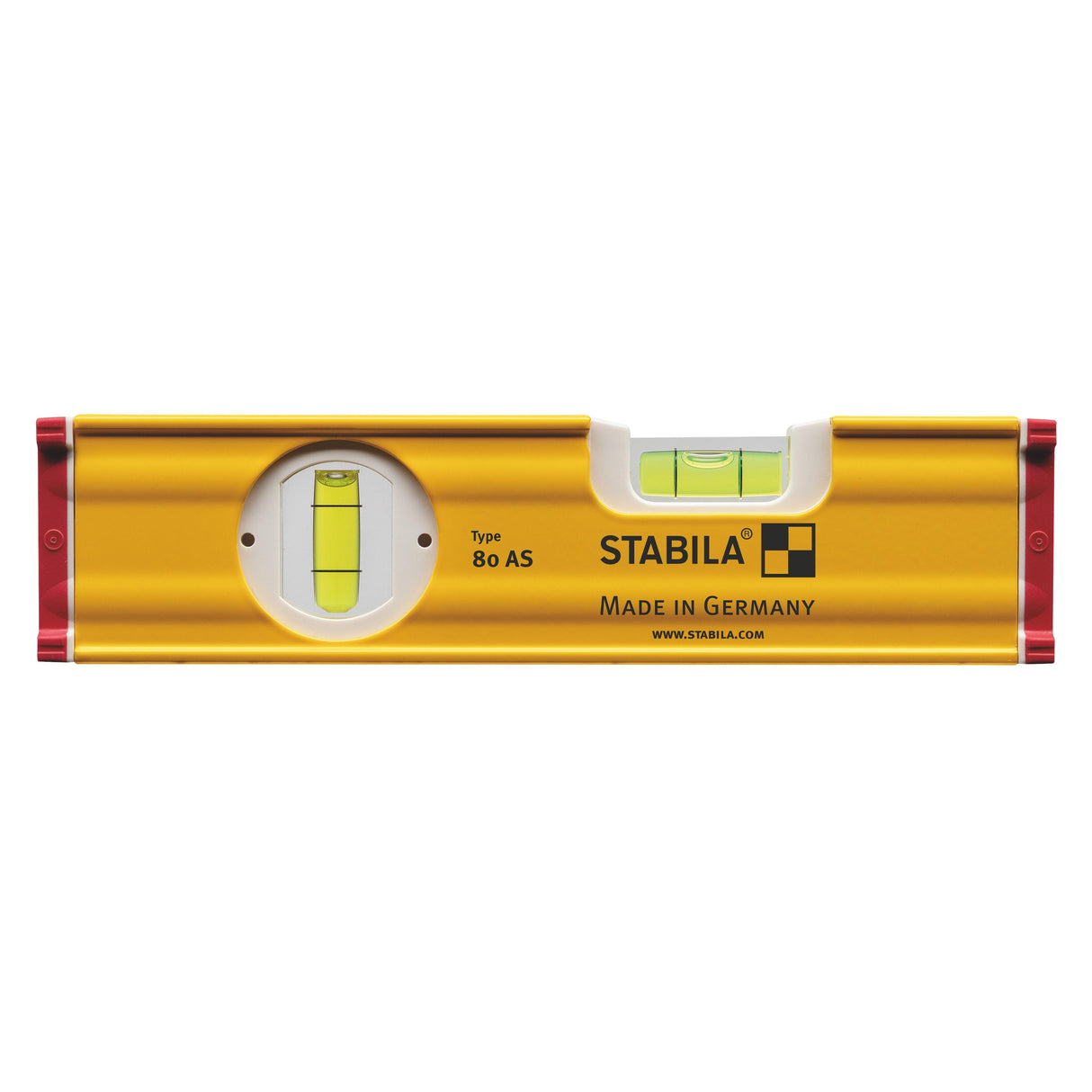 Stabila Type 80 AS spirit level – Product picture (front view) 01