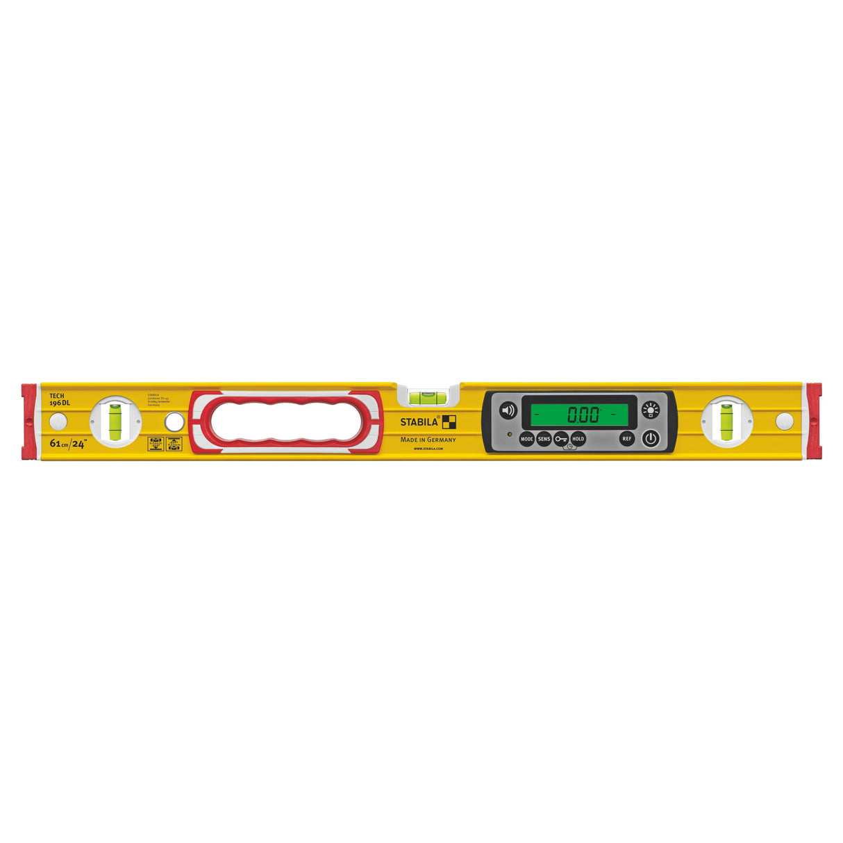 Stabila Digital Spirit Level 196 DL – Product picture (front view) 01