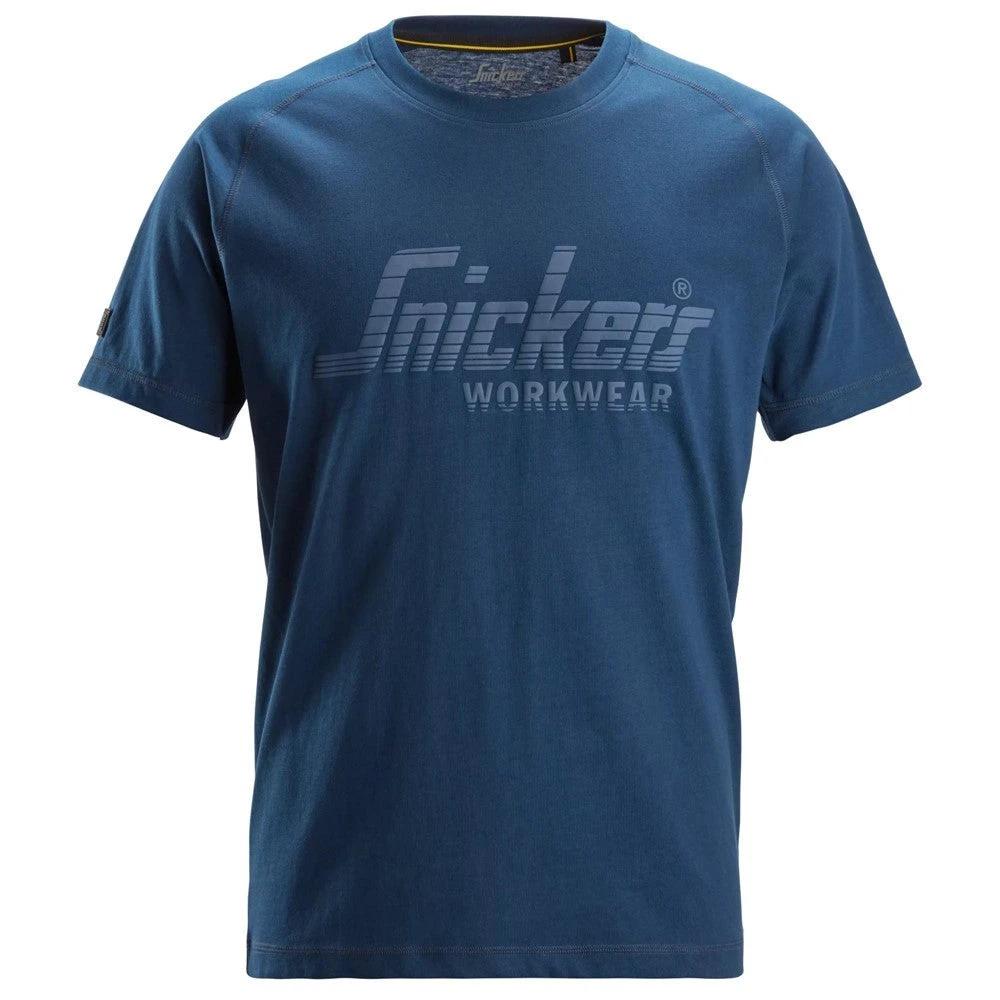 Snickers 2590 Logo T-Shirt - Deep Blue by Snickers
