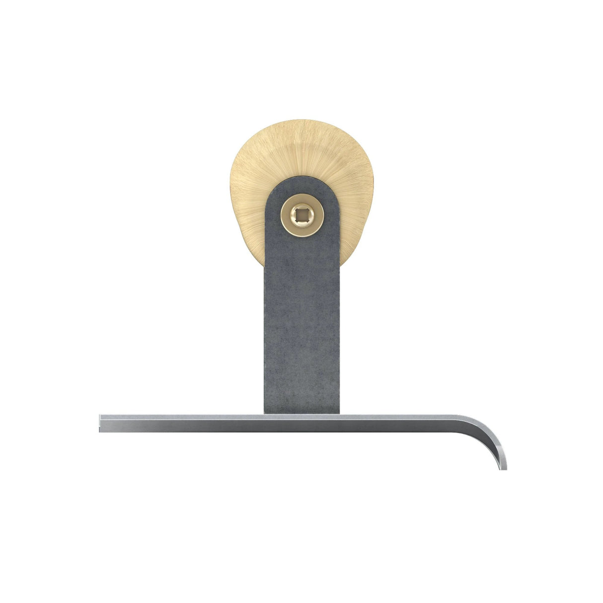 Bon Tool Curved End Concrete Edger - Wood Wave Handle by Bon Tool