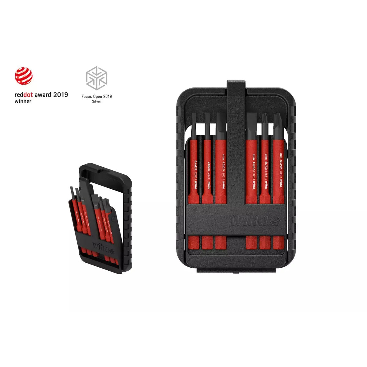Wiha slimBit electric bit set – Hex, 6-pcs.