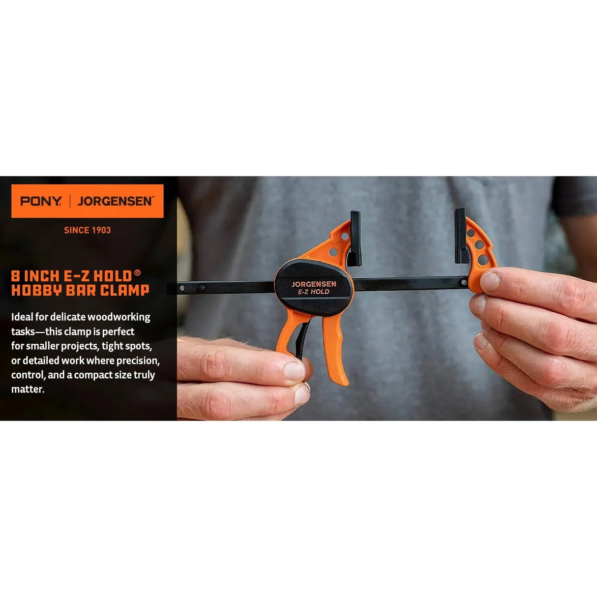 Pony Jorgensen E-Z HOLD Hobby 4in (100mm) – features
