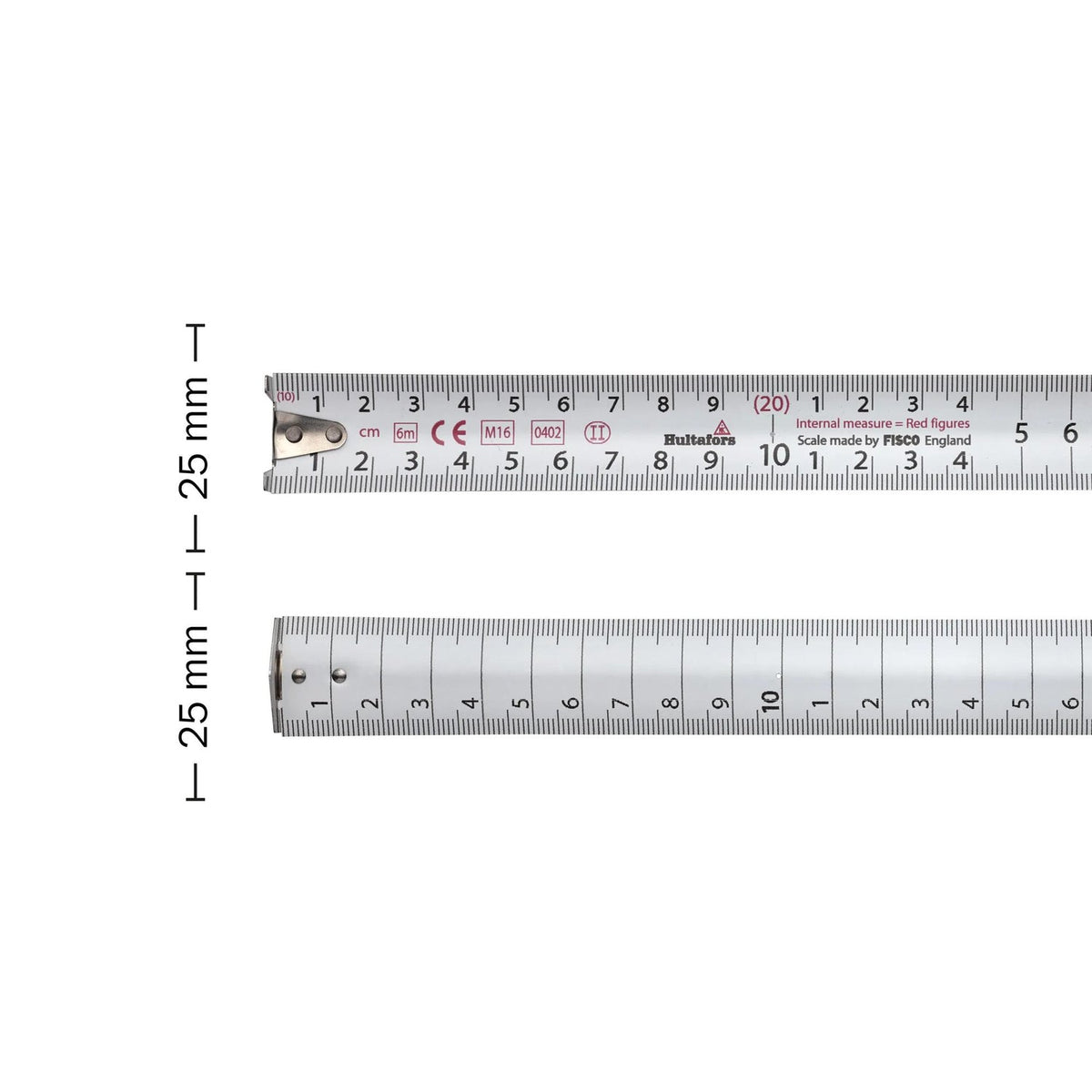 Hultafors Talmeter — 6m (25mm blade) — 7