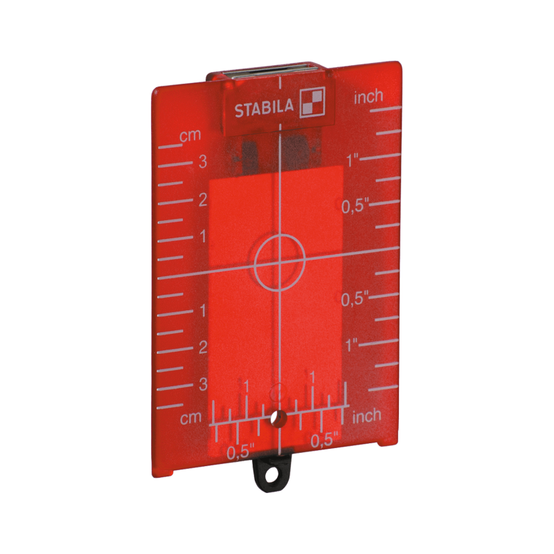 Stabila ZP target plate, red