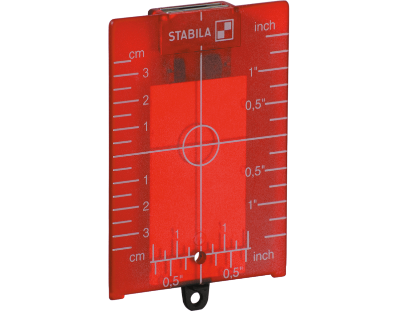 Stabila ZP target plate, red