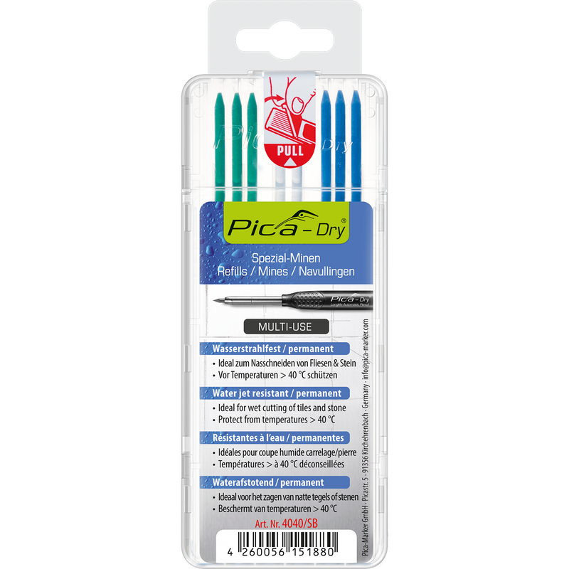 Waterproof Green/White/Blue – 8 Leads