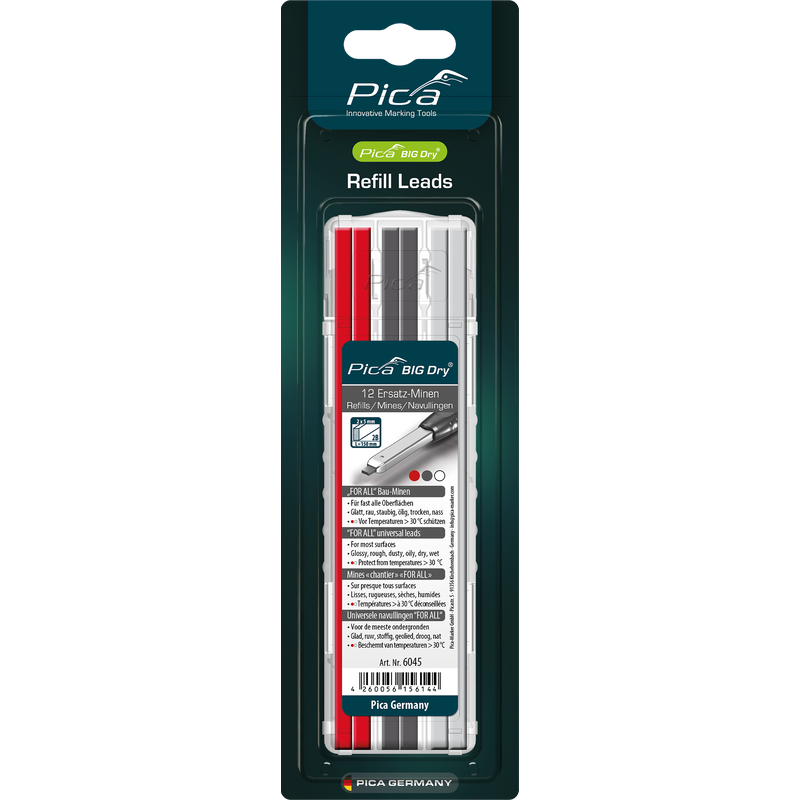 Graphite/White/Red – 12 Leads