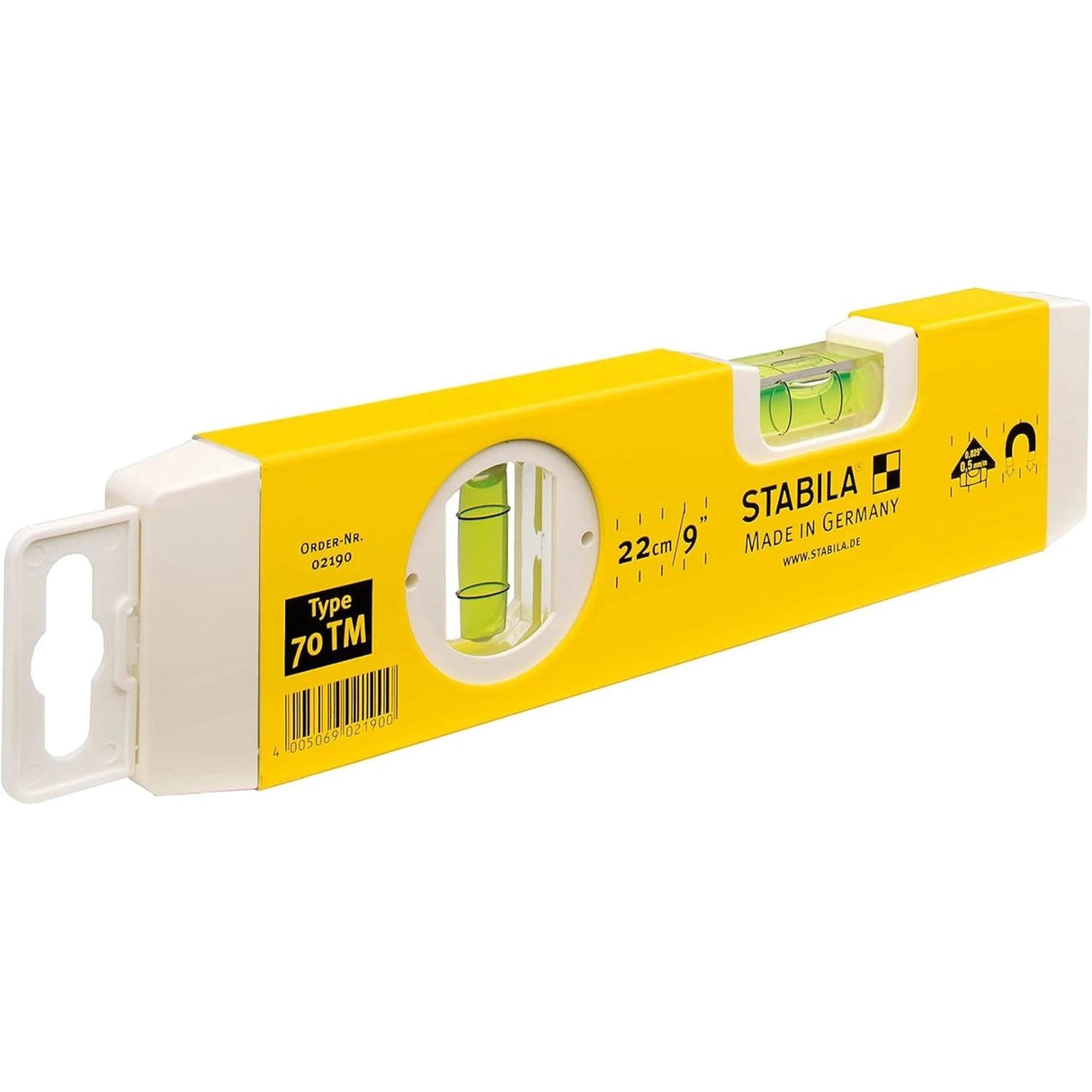 Stabila Torpedo Level 70 TM Magnetic 22cm Compact