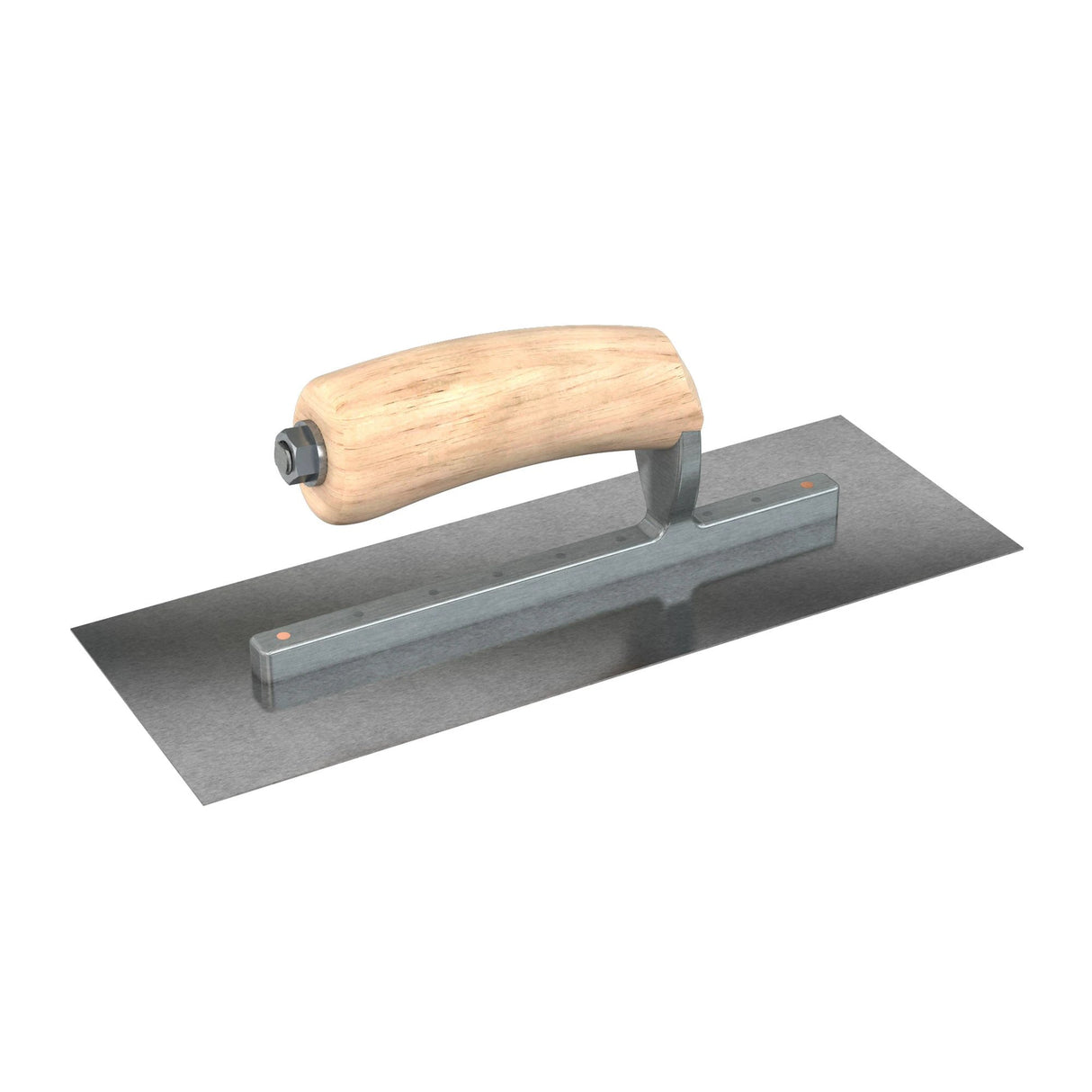 Bon Tool Carbon Steel Square End Finish Trowel - Camel Back Wood Handle by Bon Tool
