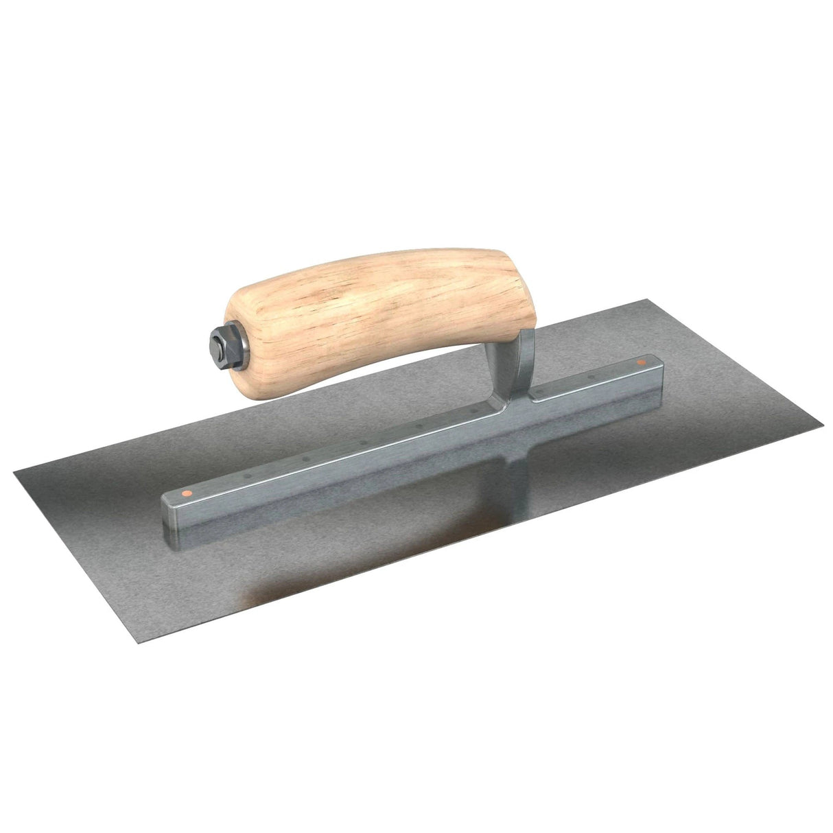 Bon Tool Carbon Steel Square End Finish Trowel - Camel Back Wood Handle by Bon Tool