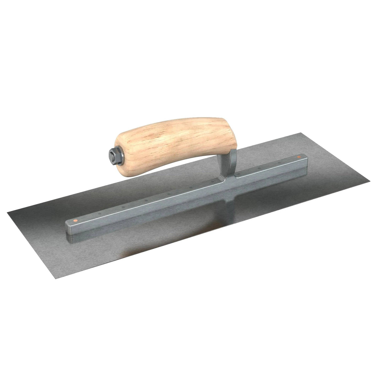 Bon Tool Carbon Steel Square End Finish Trowel - Camel Back Wood Handle by Bon Tool