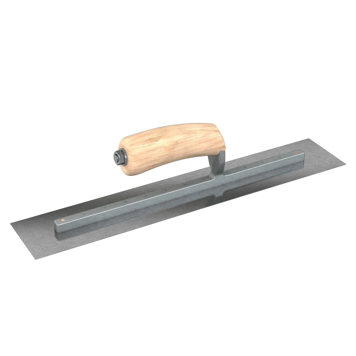 Bon Tool Carbon Steel Square End Finish Trowel - Camel Back Wood Handle by Bon Tool