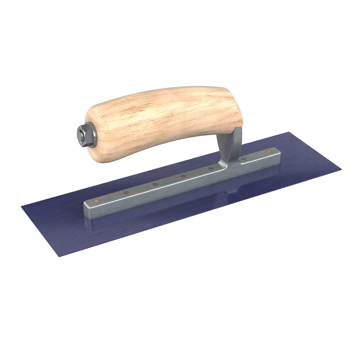 Bon Tool Ultra Flex Blue Steel Square End Finish Trowel - Camel Back Wood Handle by Bon Tool