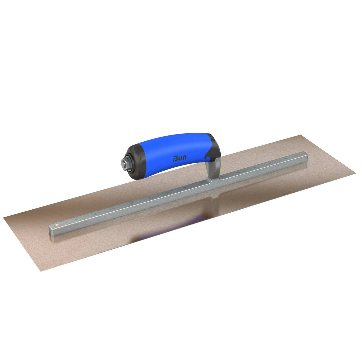 Bon Tool Golden Stainless Steel Square End Finish Trowel - Long Shank - Comfort Wave Handle by Bon Tool