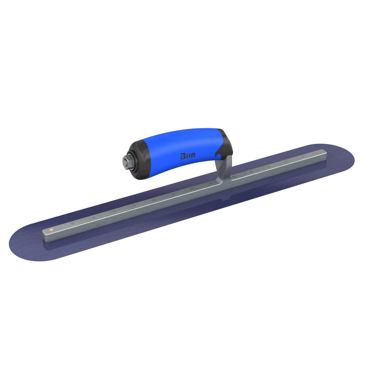 Bon Tool Blue Steel Round End Finish Trowel - Comfort Wave Handle by Bon Tool