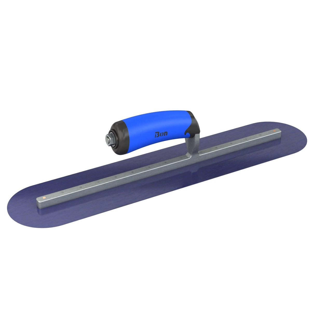 Bon Tool Blue Steel Round End Finish Trowel - Comfort Wave Handle by Bon Tool