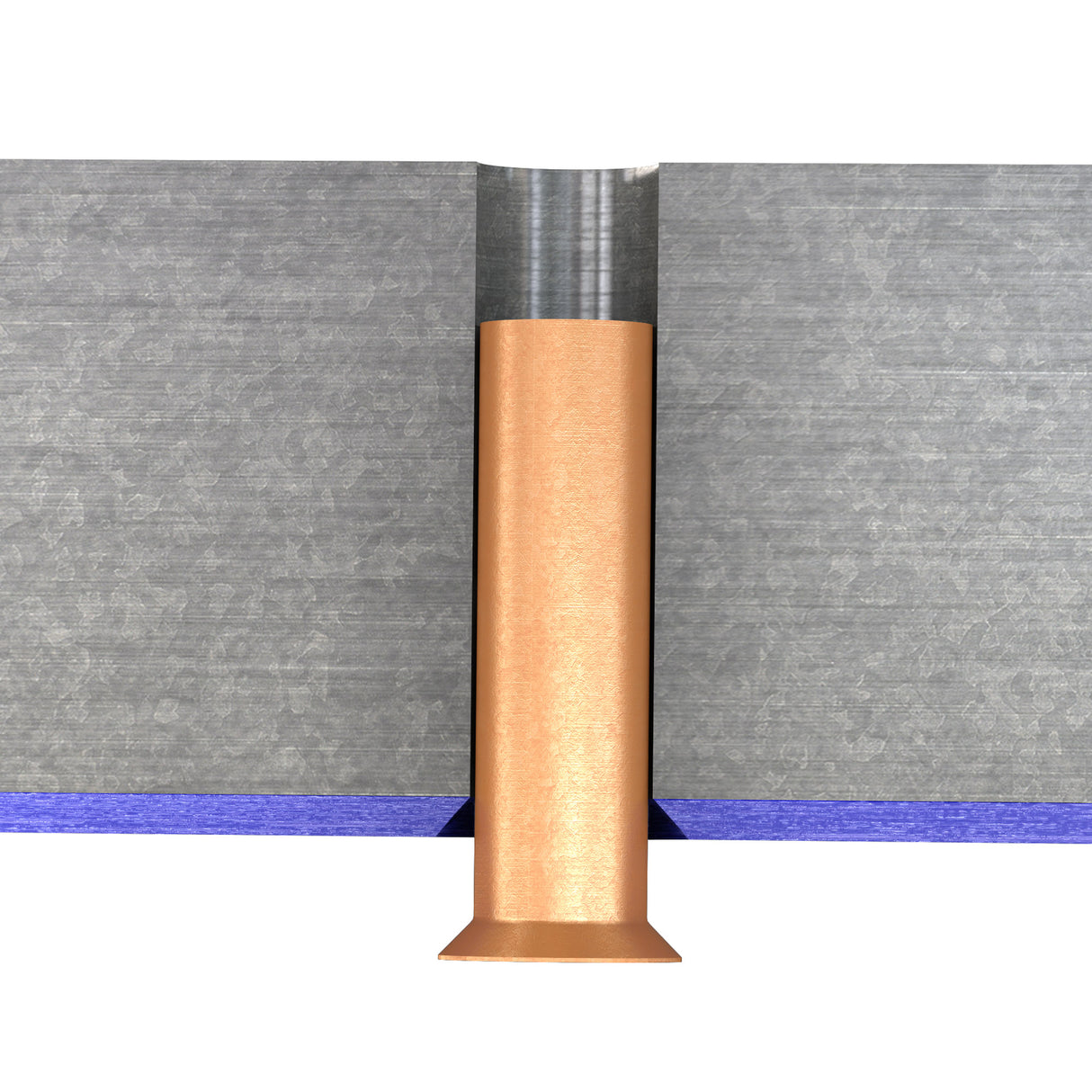 Bon Tool Blue Steel Square End Finish Trowel - Camel Back Wood Handle by Bon Tool