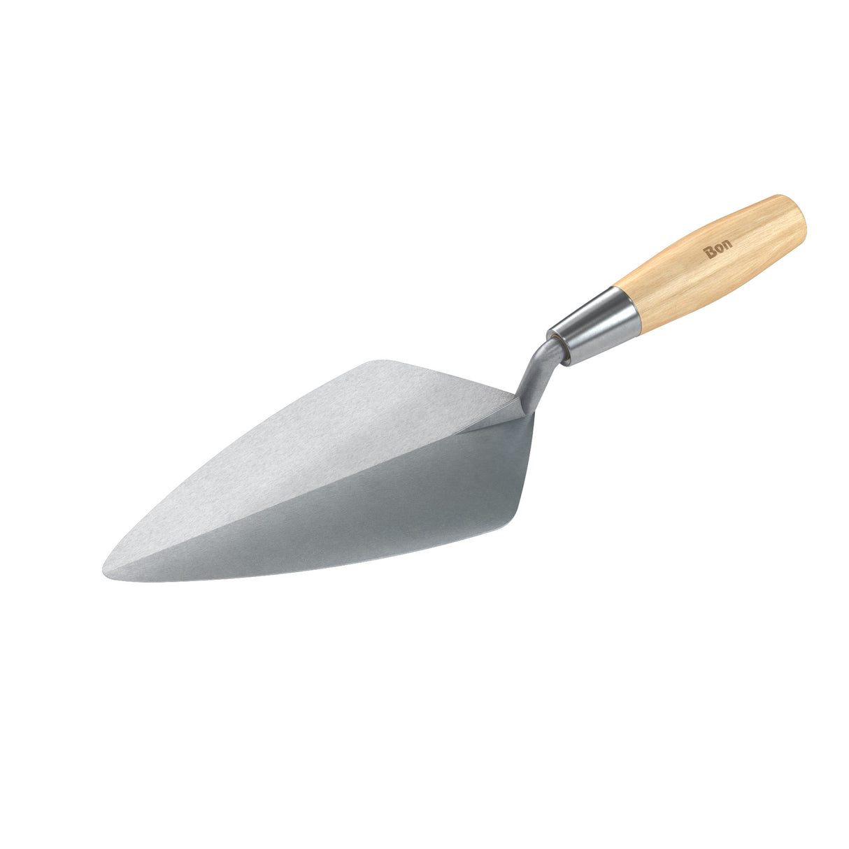 Bon Tool Narrow London Pro Carbon Steel Brick Trowel - Wood Handle