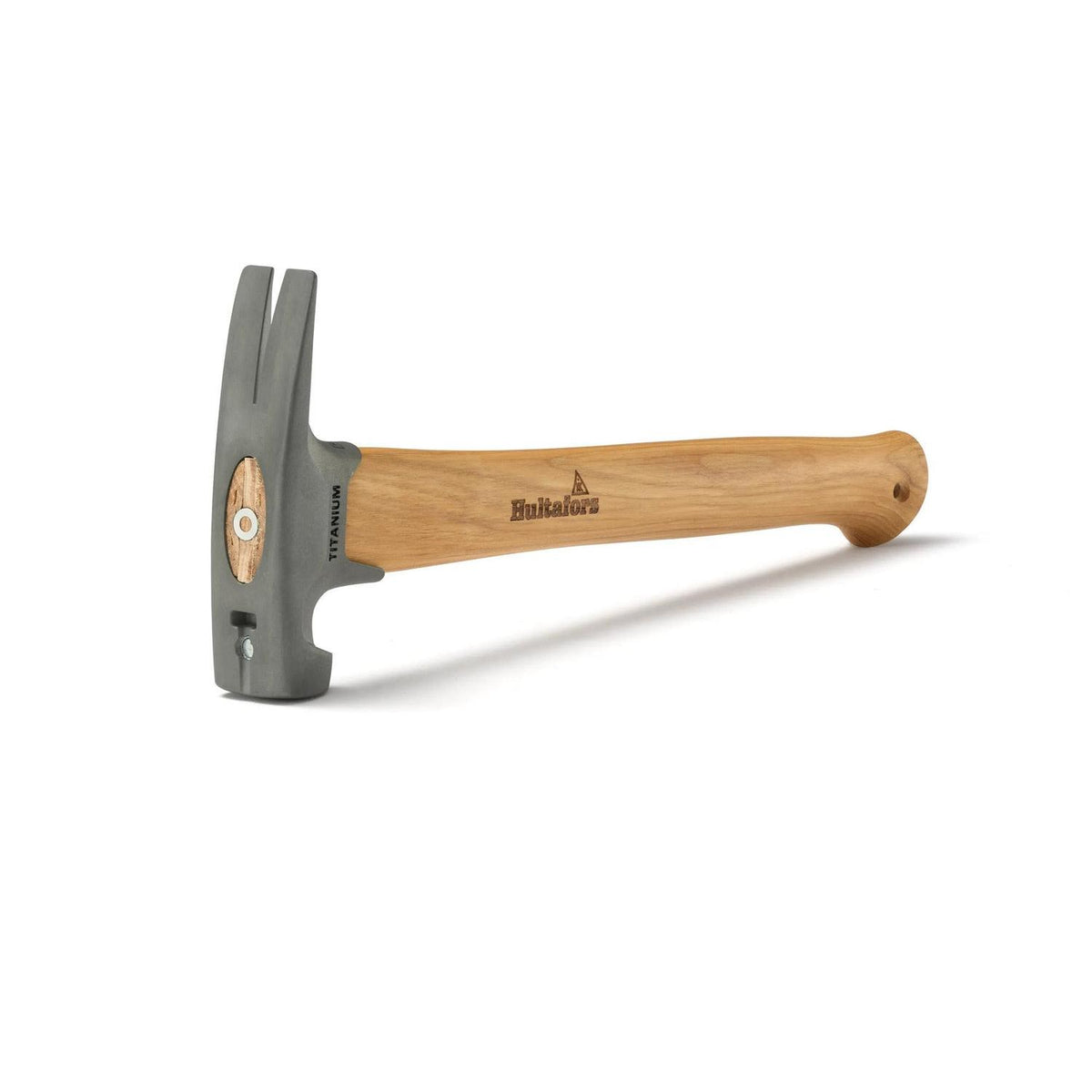 Hultafors TRW 10 TI wooden-handle titanium hammer detail