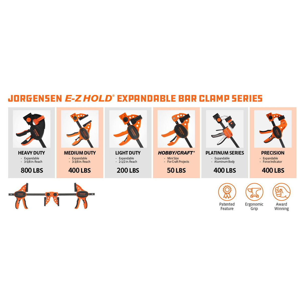 Pony Jorgensen E-Z HOLD 36in (900mm) – features