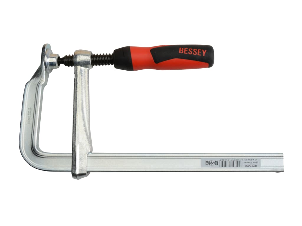 Bessey GZ-2K all-steel screw clamp – 250mm – product view 2