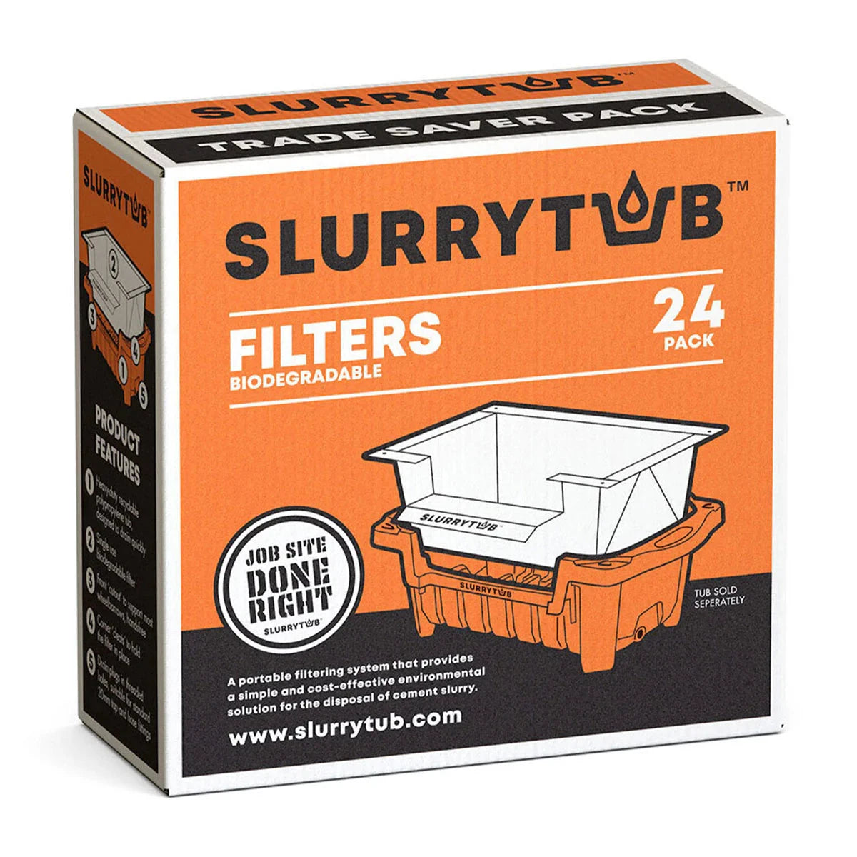 SLURRYTUB Trade Twin Filter Pack (48) by SLURRYTUB