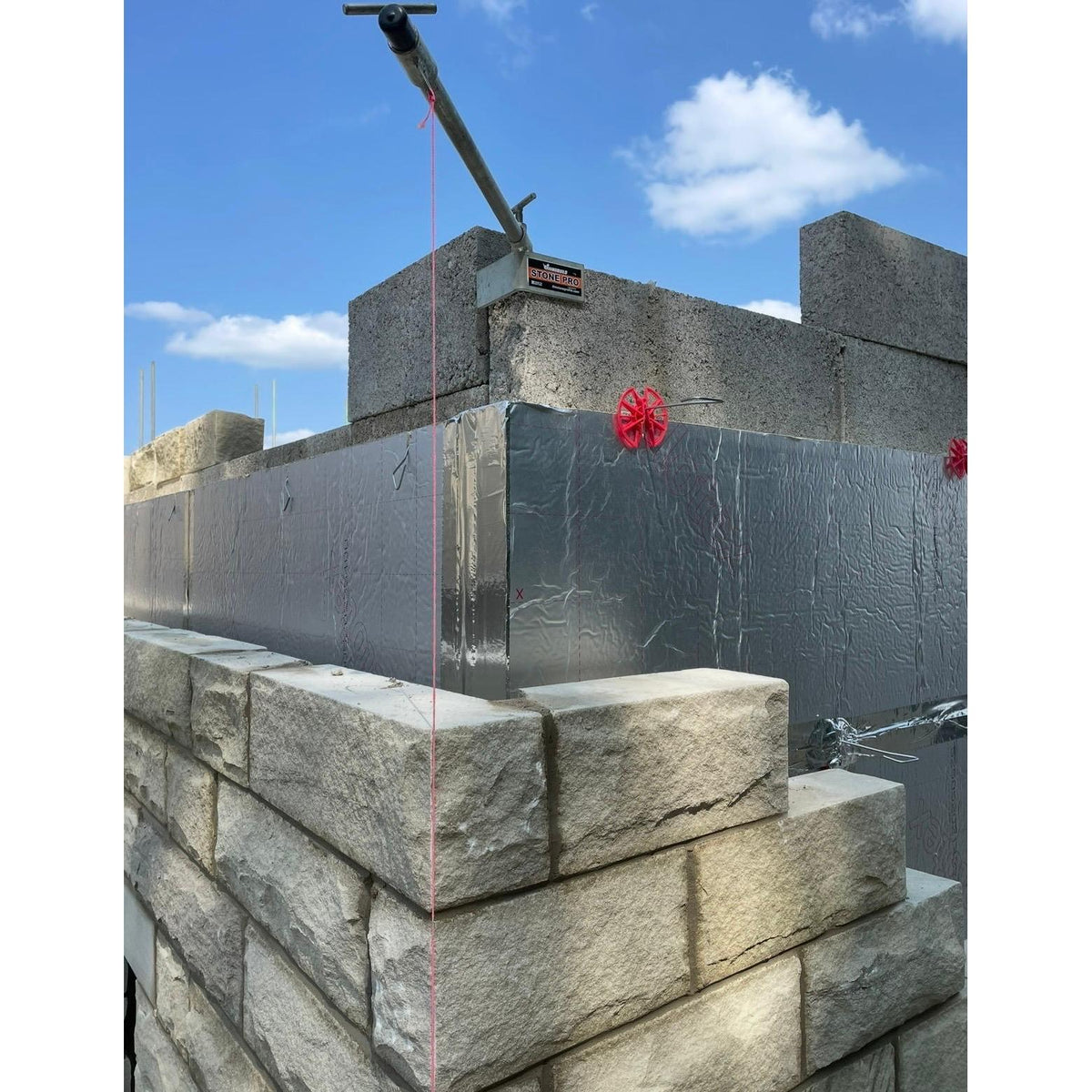 Rhinobuild Stone Pro Profile - Plumbline Alternative for Stonework