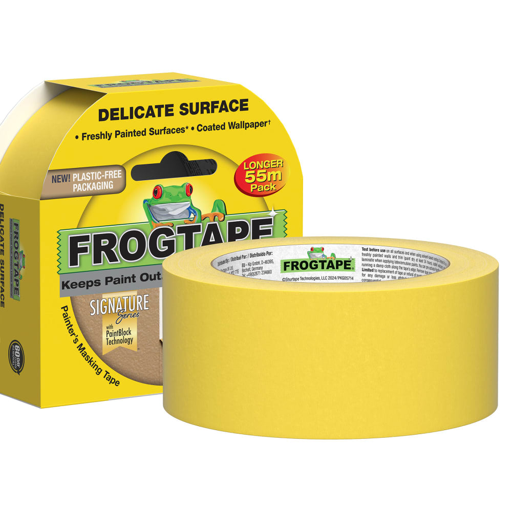 FrogTape Delicate Surface Masking Tape – 48mm × 55m