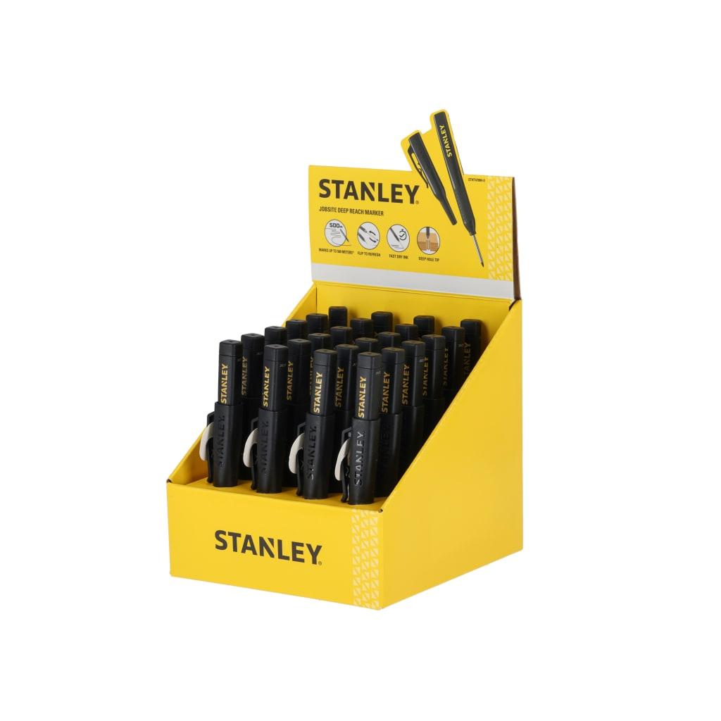 Stanley Deep Hole Marker Pen – Black – Toolbank image 3