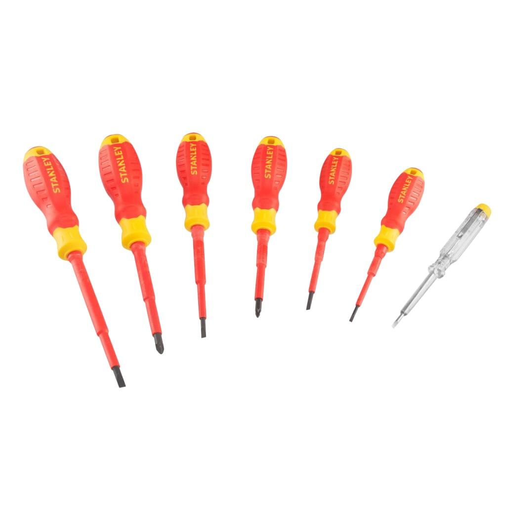 Stanley VDE Insulated Screwdriver Set – 7 Piece – Toolbank image 1
