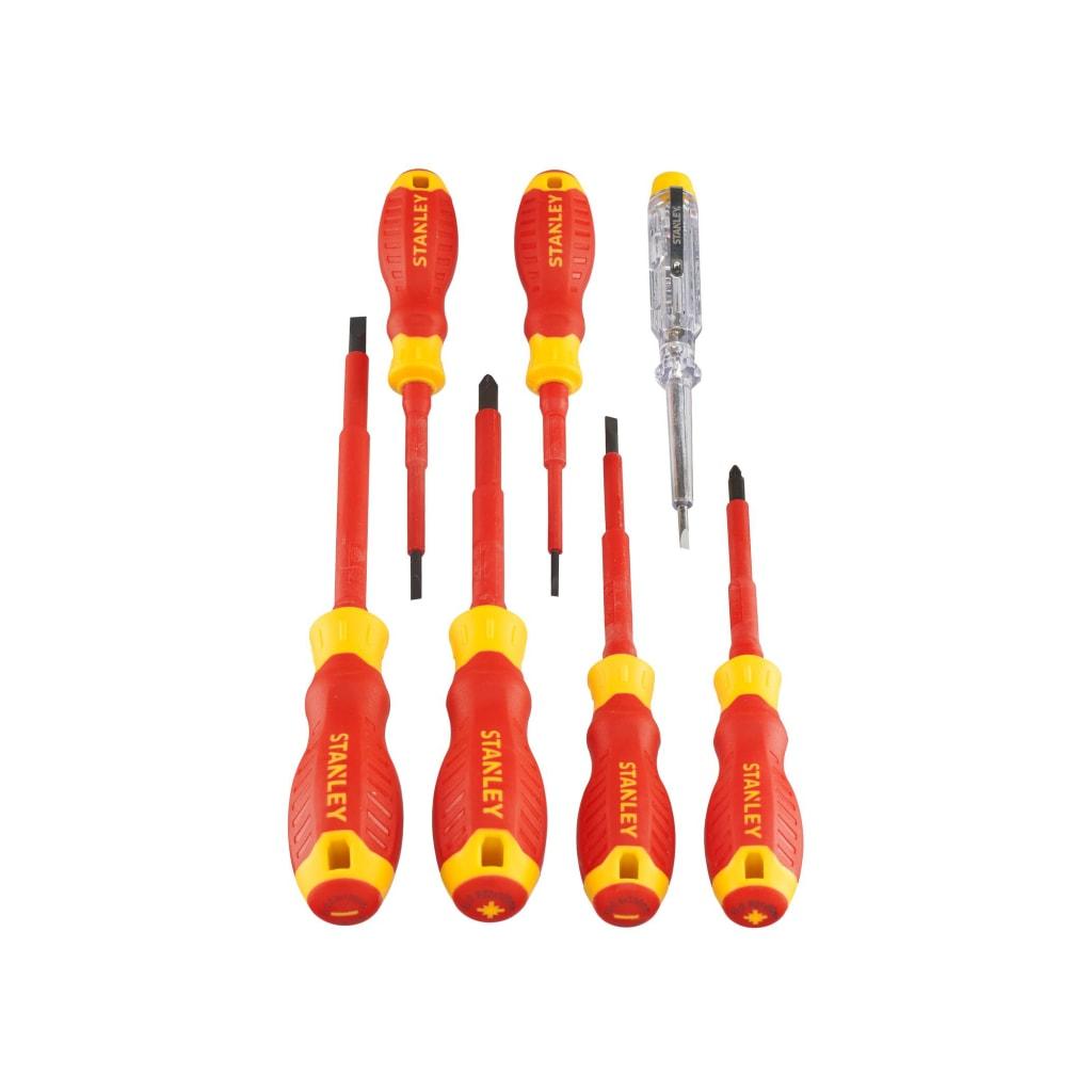 Stanley VDE Insulated Screwdriver Set – 7 Piece – Toolbank image 2