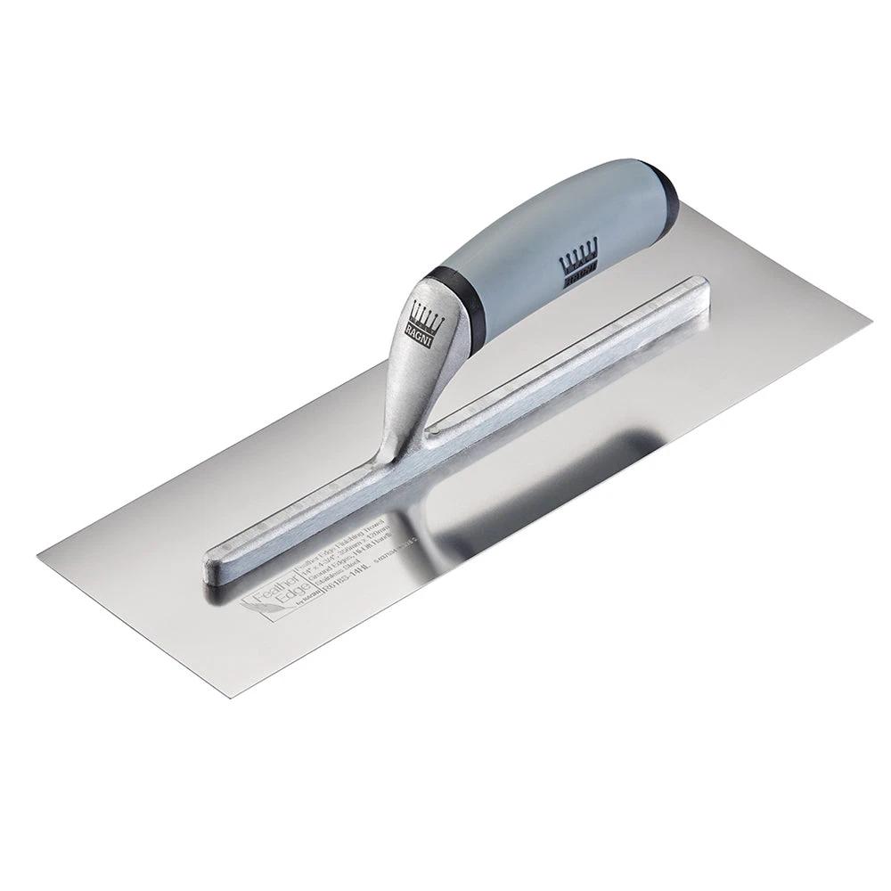 Ragni Stainless Steel Hi-Lift Feather Edge Finishing Trowel by Ragni