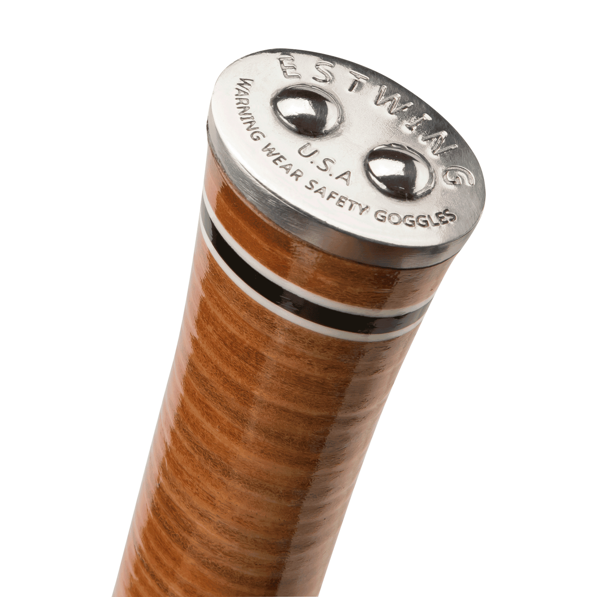 Estwing leather-grip curved claw hammer detail