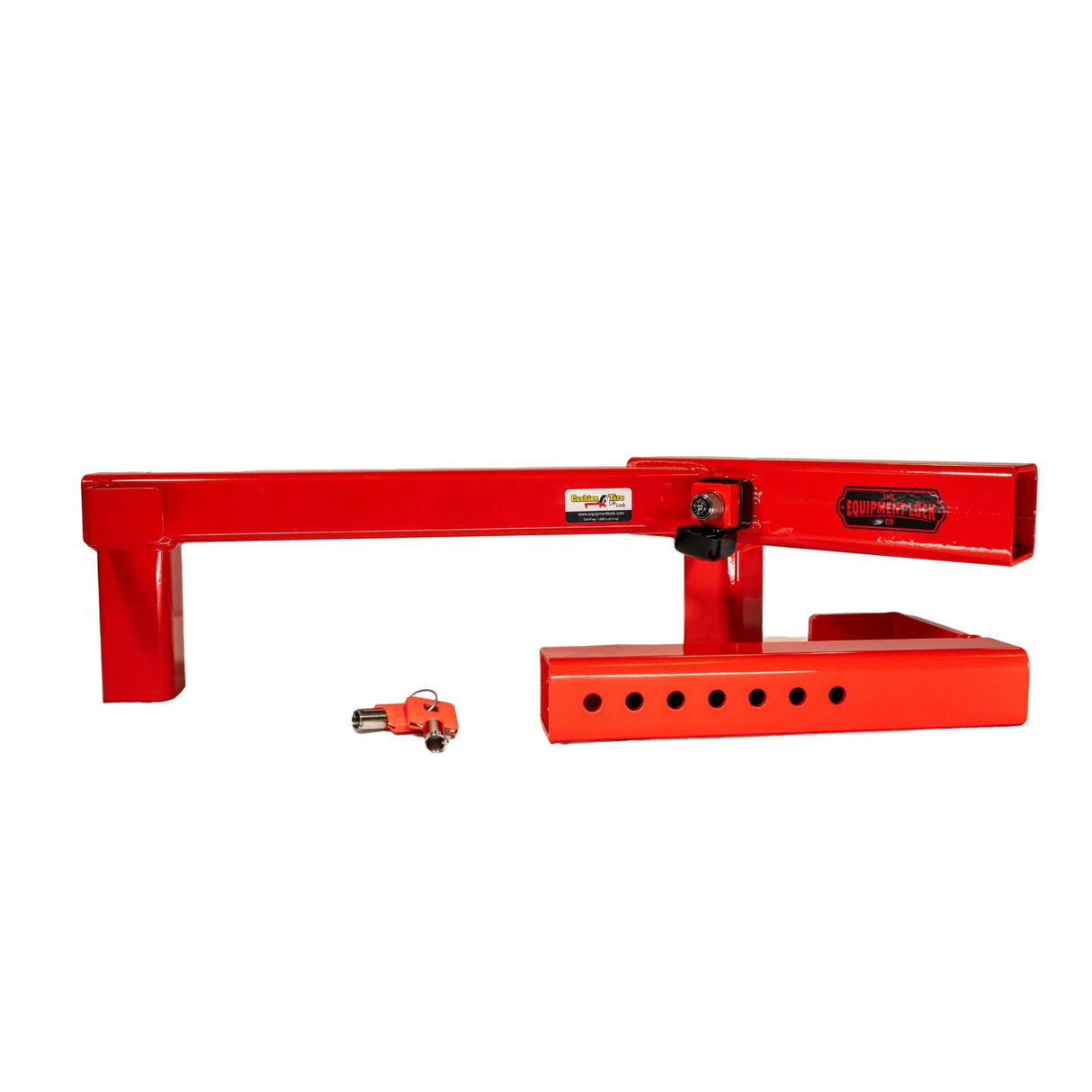 Cushion Tire Lift Lock For Forklifts Heavy Duty Wheel Immobilisation Deter Theft by The Equipment Lock Company