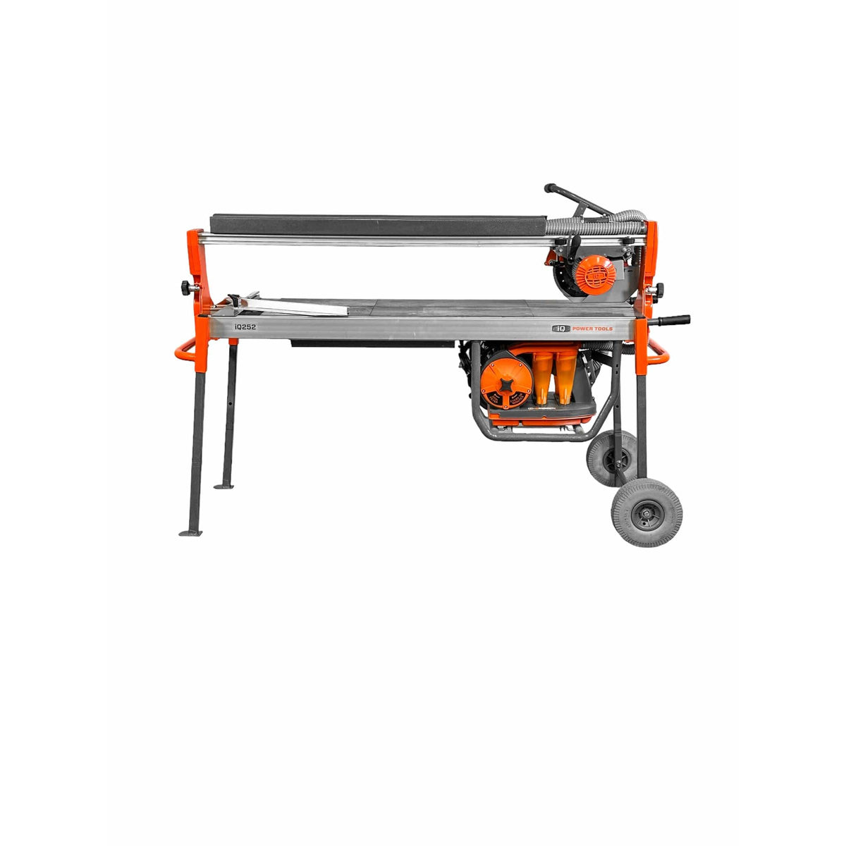 iQ252 dry-cut bridge tile saw in use