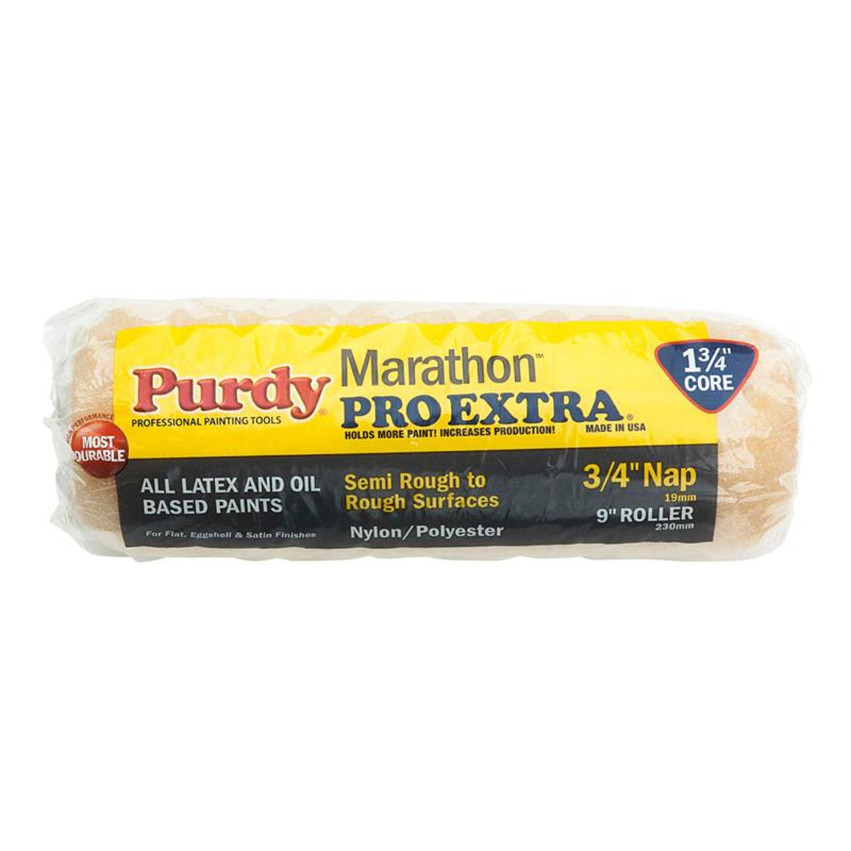 Purdy Marathon Roller Sleeve – 228 × 44mm (9 × 1.3/4in), 19mm Nap