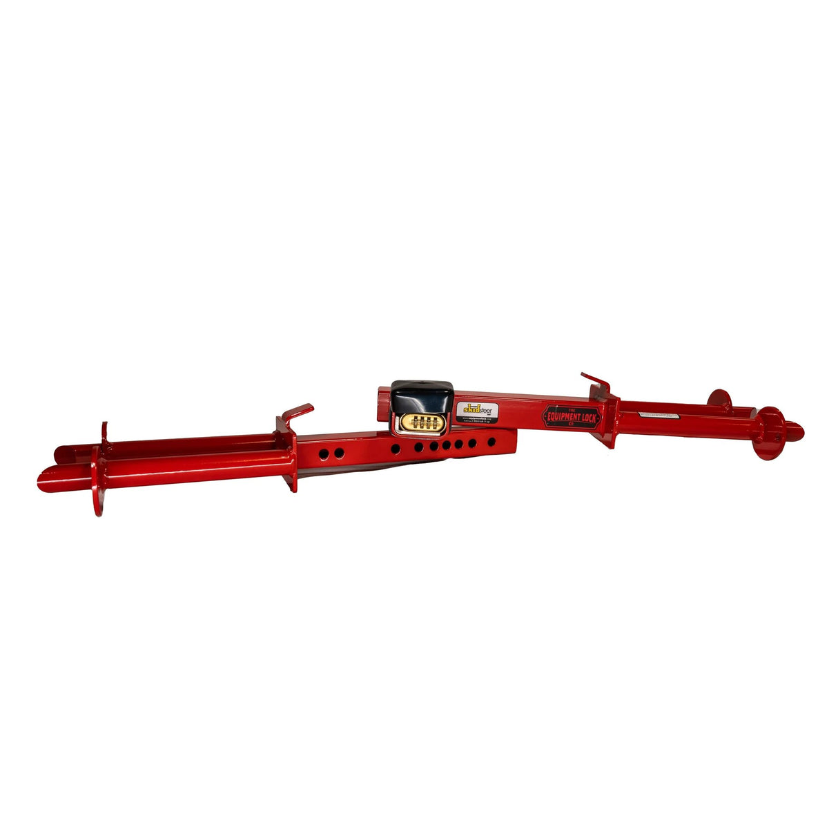 Skid Steer Lock Immobiliser For Theft Deterrence Of Drive Controls On Construction Equipment by The Equipment Lock Company