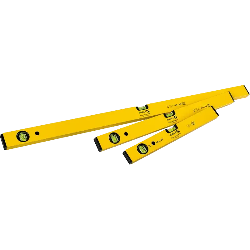Stabila CLASSIC SET 70, 3-piece spirit level set: 100 cm, 60 cm, 40 cm - Default Title