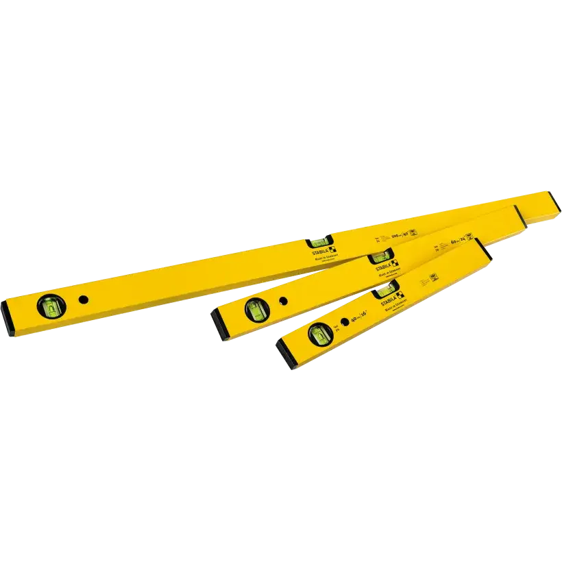 Stabila CLASSIC SET 70, 3-piece spirit level set: 100 cm, 60 cm, 40 cm - Default Title