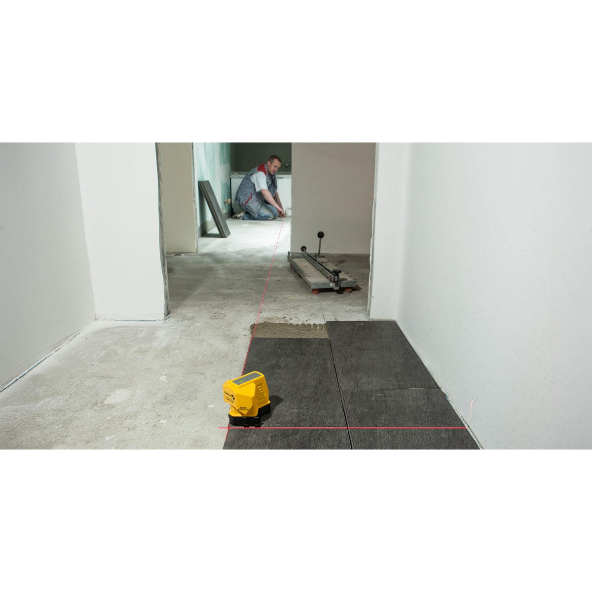 Stabila FLS 90 floor line laser, 3-piece set - Default Title