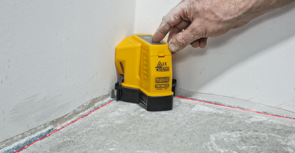 Stabila FLS 90 floor line laser, 3-piece set - Default Title