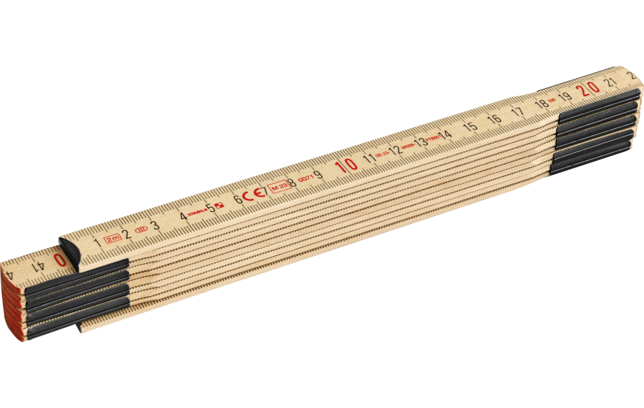 Stabila Type 507 N wooden folding rule, 2 m - Default Title