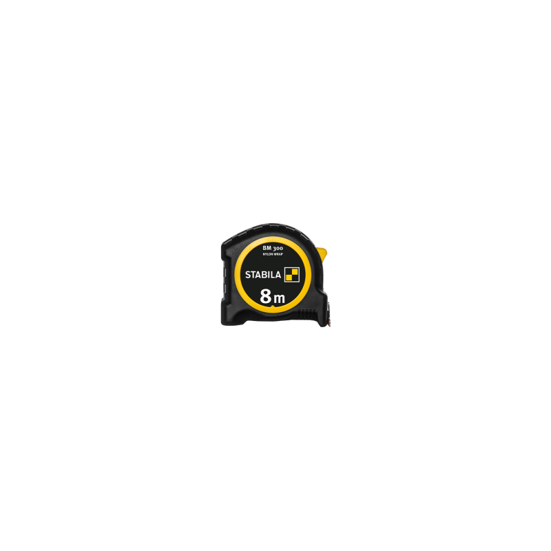 Stabila BM 300 pocket tape, 8 m, metric 1000 scale - Metric 1000 / 8m/26ft (Width 27mm)