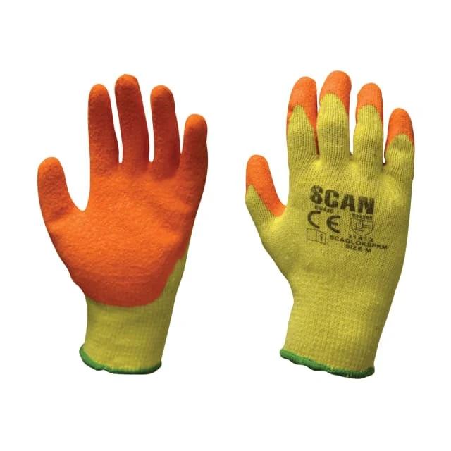 Scan Knitshell Latex Palm Gloves (1 x Pair) by Scan