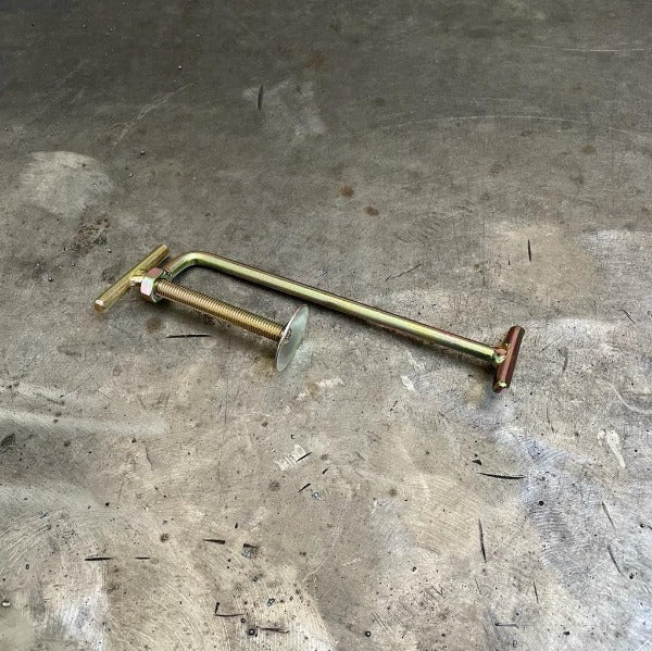 Internal Clamp - T-Bar Perp Joint (103mm / half brick) by Rhinobuild