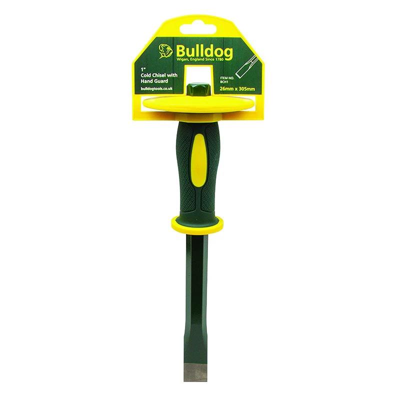 Bulldog 25mm Cold Chisel with Finger Guard by Bulldog