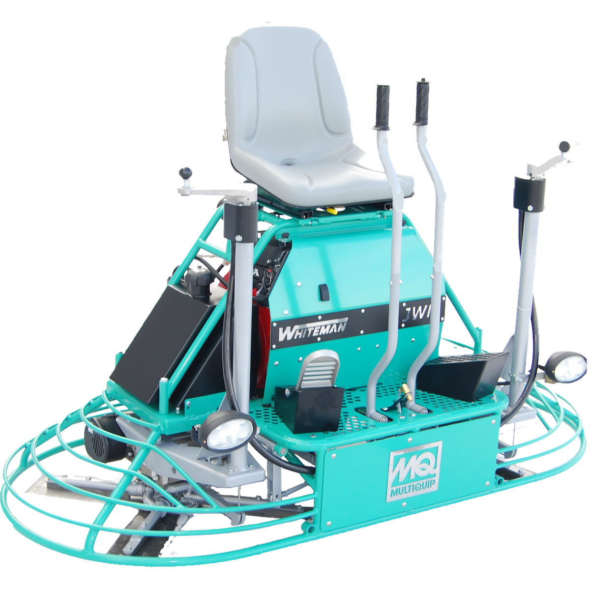 Multiquip JWN 36 Ride-On Power Trowel – Twin Rotor 36” Concrete Finishing Machine (Honda GX690) by Whiteman