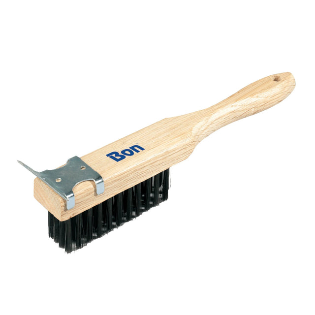 Bon Tool Straight Handle Wire Brush with Scraper (11-217) by Bon Tool